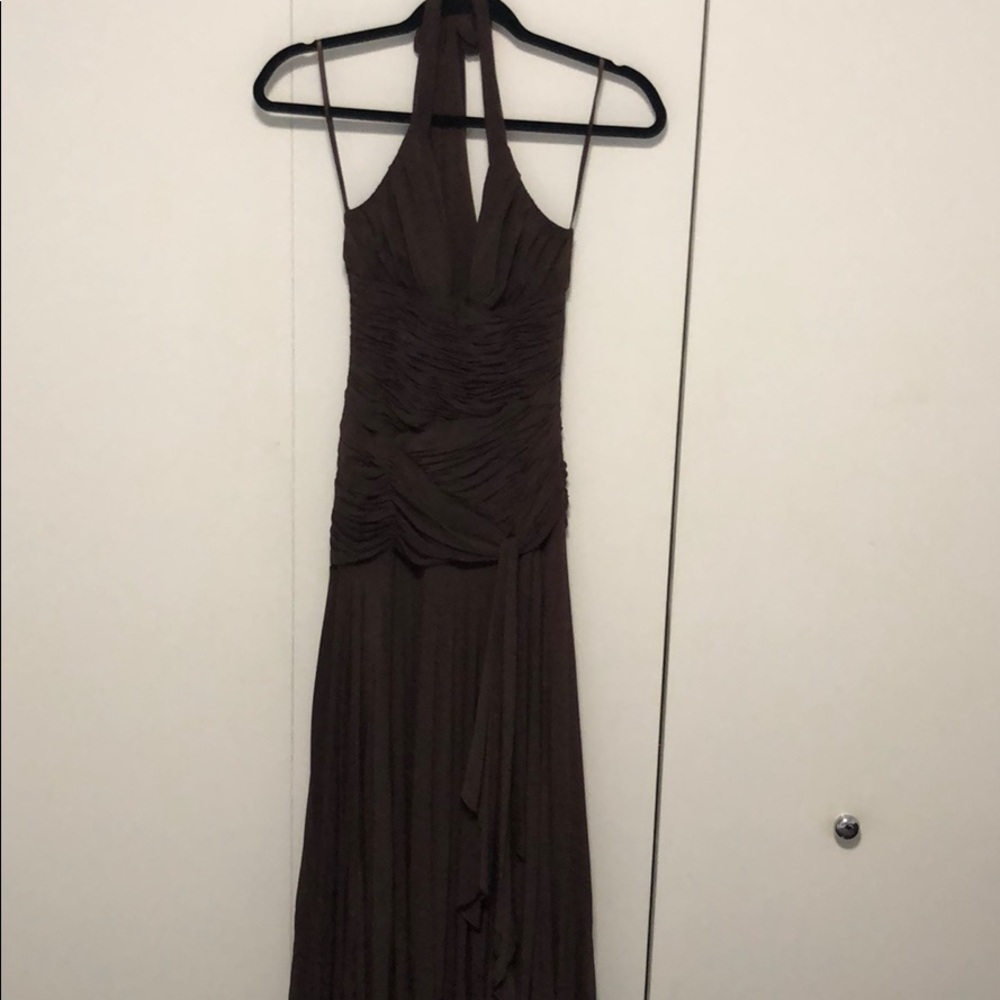 BCBG Evening Gown, Chocolate Brown, size small